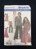 2020's Simplicity 3699 Sewing Pattern - Knit Blouse, Dress, Pants and Skirt FACTORY FOLDED