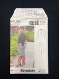 2021 Simplicity 11258 Sewing Pattern - Knit Blouse and Skirt FACTORY FOLDED