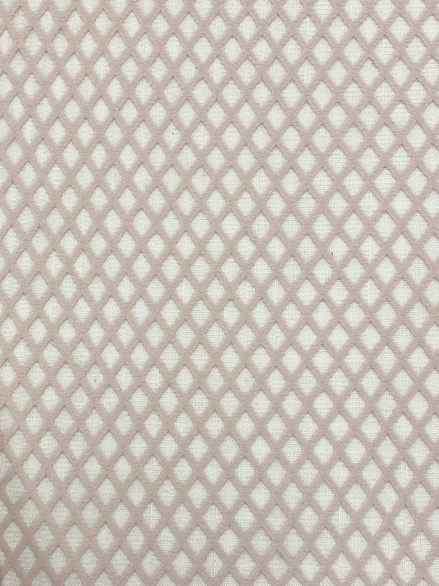 Nylon Stretch Mesh - Light Beige Lattice