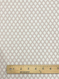Nylon Stretch Mesh - Light Beige Lattice