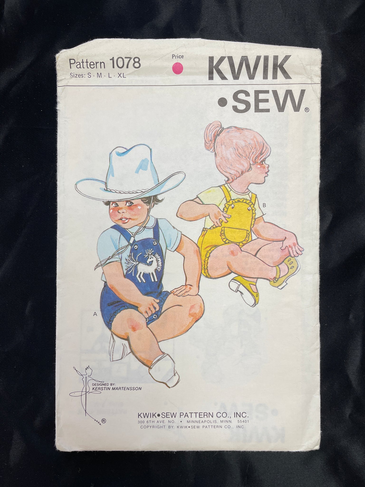 1980's Kwik Sew 1078 Pattern - Baby Pants and Shirt FACTORY FOLDED