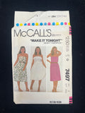 1981 McCall's 7497 Sewing Pattern - Adult Dresses FACTORY FOLDED