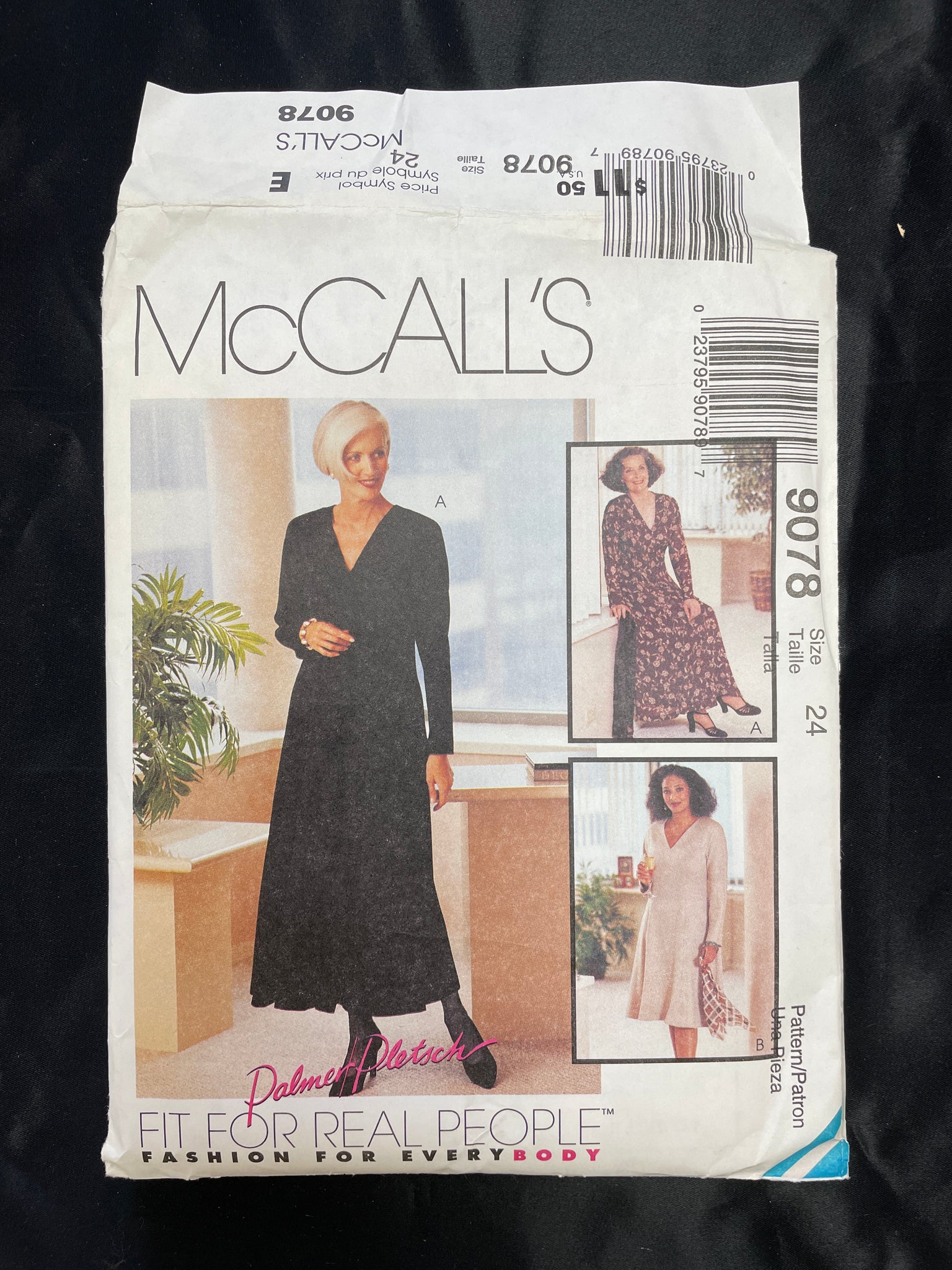 1997 McCall's 9078 Pattern - Dress FACTORY FOLDED