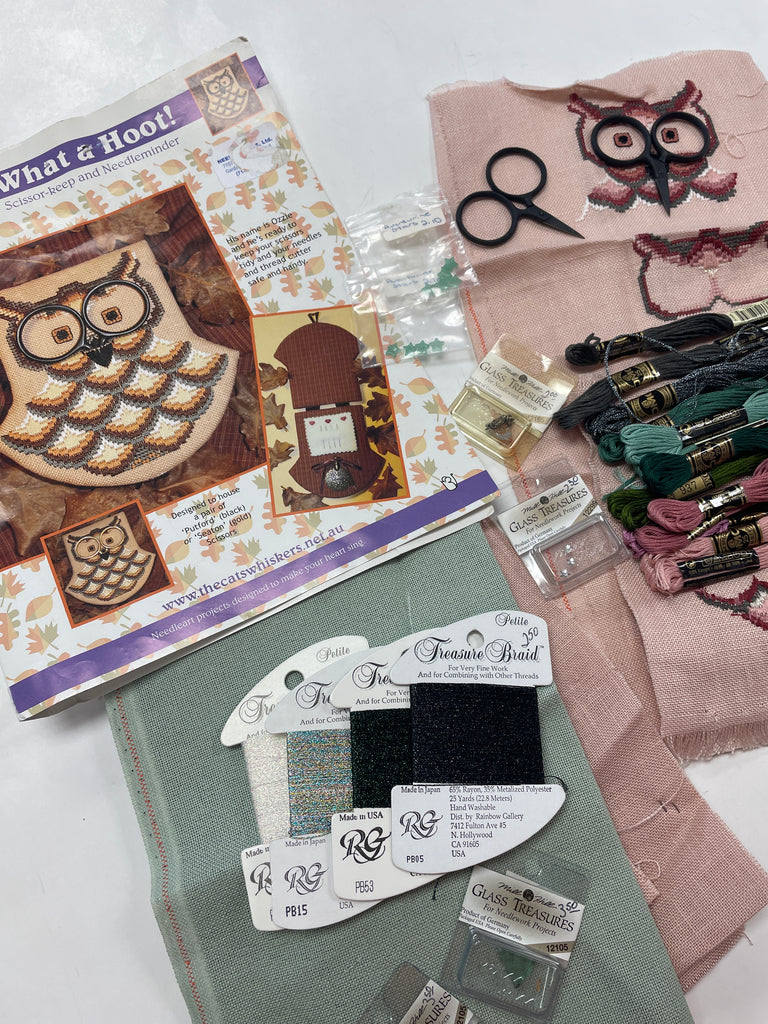 Embroidery Kit Owl UFO - "What a Hoot!"
