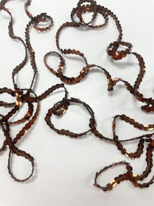 SALE Sequin Trim - Copper