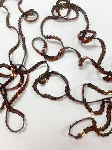 Sequin Trim - Copper