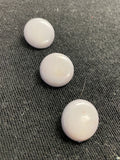 Buttons Plastic Set of 3 Vintage - Gray
