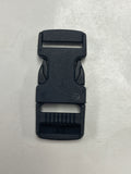 Plastic Parachute Buckle 3/4" - Black