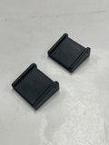 Plastic Lock Lever Buckle 1" Set of 2 - Black