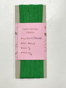 3 YD Polyester Soutache - Green