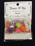 Buttons Plastic  - Various Hawaiian Themed Shapes