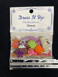 Buttons Plastic  - Various Hawaiian Themed Shapes