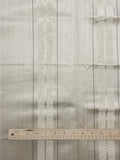 1 1/2 YD Cotton Blend Home Dec. - Beige Stripes with Different Textures