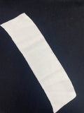 Poly/Cotton Ribbed Collar Vintage - White