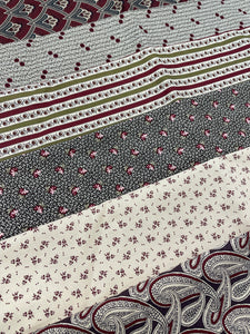 Quilting Cotton Fat Quarter Bundle - Civil War Era Prints