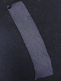 Poly/Cotton Ribbed Collar Vintage - Navy Blue