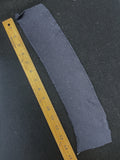 Poly/Cotton Ribbed Collar Vintage - Navy Blue