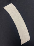Poly/Cotton Ribbed Collar 3 5/8" Vintage - Blue, Heather Gray, Cream, or Beige