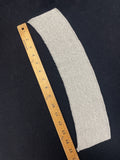 Poly/Cotton Ribbed Collar 3 5/8" Vintage - Blue, Heather Gray, Cream, or Beige