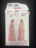 2010's Burda 7880 Sewing Pattern - Victorian-Styled Bustle Adult Dresses FACTORY FOLDED