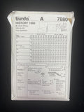 2010's Burda 7880 Sewing Pattern - Victorian-Styled Bustle Adult Dresses FACTORY FOLDED