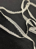 9 YD Polyester Flat Lace Trim Vintage - Off White