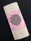 9 YD Polyester Flat Lace Trim Vintage - Off White