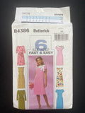 2004 Butterick 4386 Sewing Pattern - Adult Dresses FACTORY FOLDED