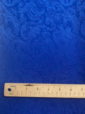 2 YD Nylon Jacquard - Royal Blue Filigree