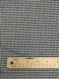 1 5/8 YD Cotton/Poly Yarn-Dyed Houndstooth - Black and White