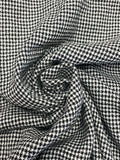 1 5/8 YD Cotton/Poly Yarn-Dyed Houndstooth - Black and White