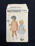 1970's Butterick 3530 Sewing Pattern - Child's Dress or Jumper