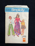 1972 Simplicity 5301 Sewing Pattern - Child's Wrap Pants and Shorts FACTORY FOLDED