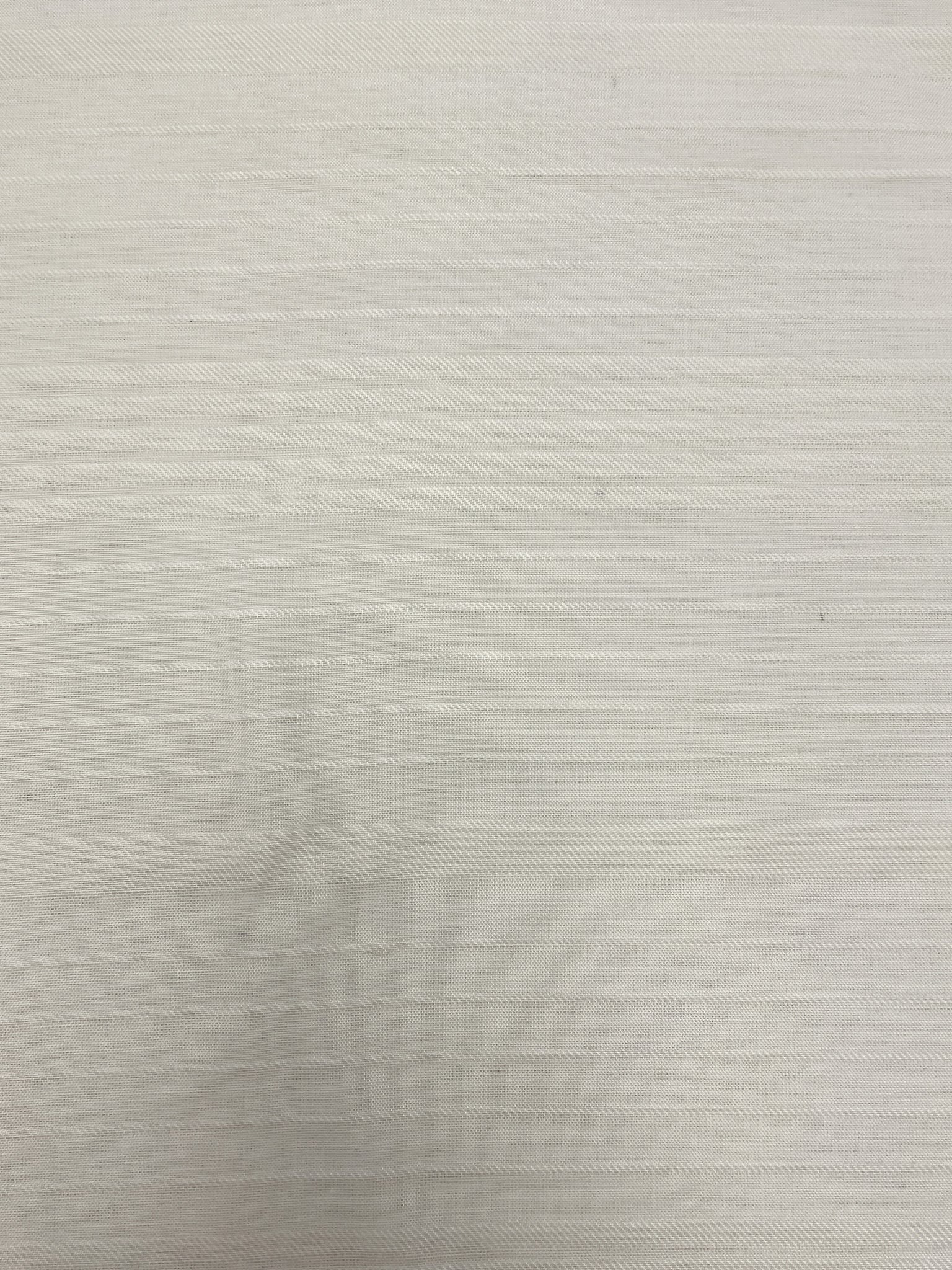 Nylon Sheer EXTRA WIDE - Cream with Self Stripes