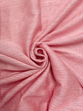 1 3/4 YD Cotton/Nylon Salvaged - Pink