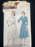 1950's Butterick 5793 Sewing Pattern - Adult Dresses