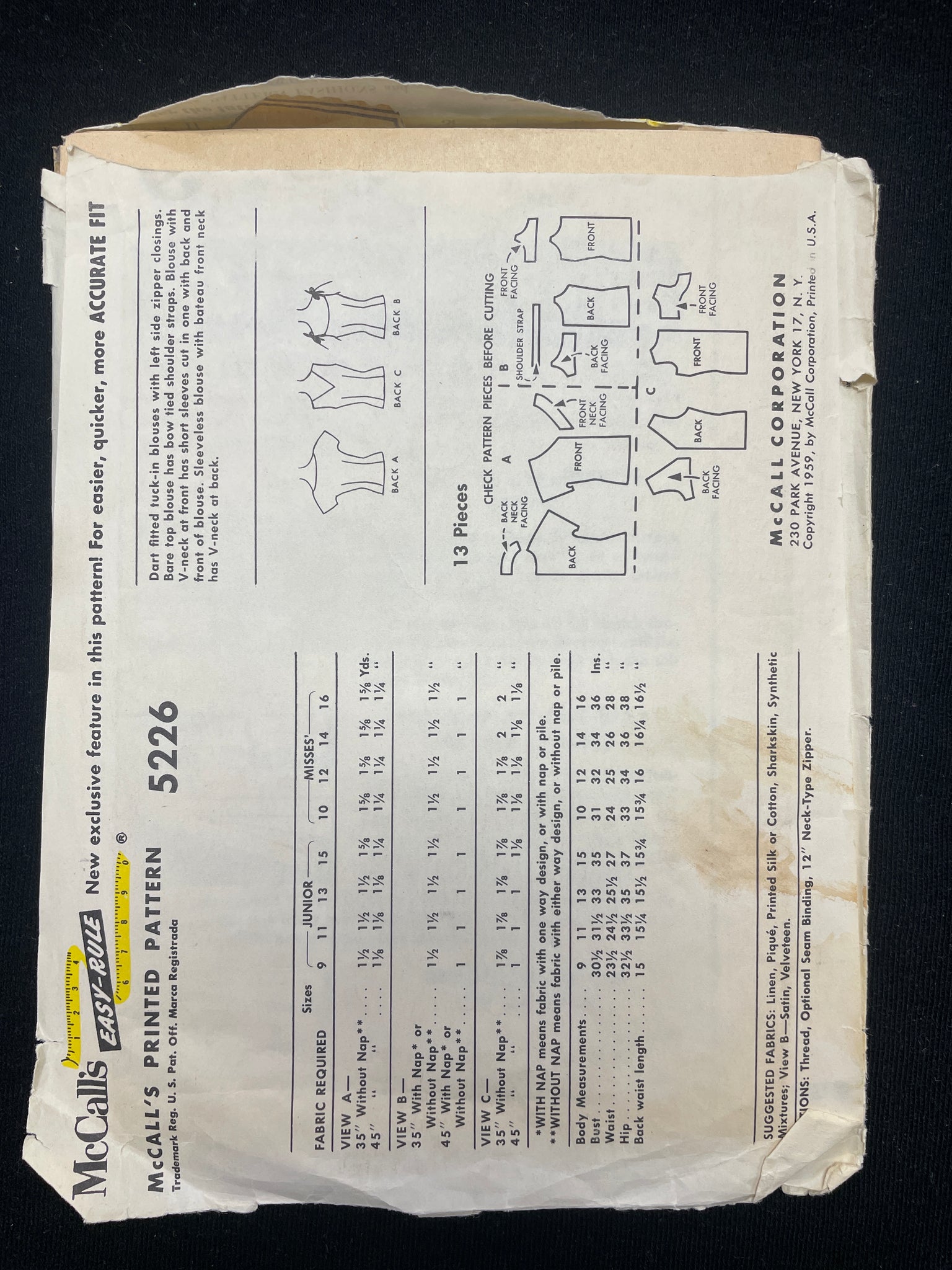 Women's 1950's – Lucky DeLuxe Fabrics