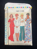 1976 McCall's 5395 Sewing Pattern - Adult Top, Dress and Pants