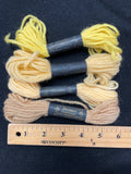 Tapestry Yarn Wool Bundle Vintage - Yellows and Beiges
