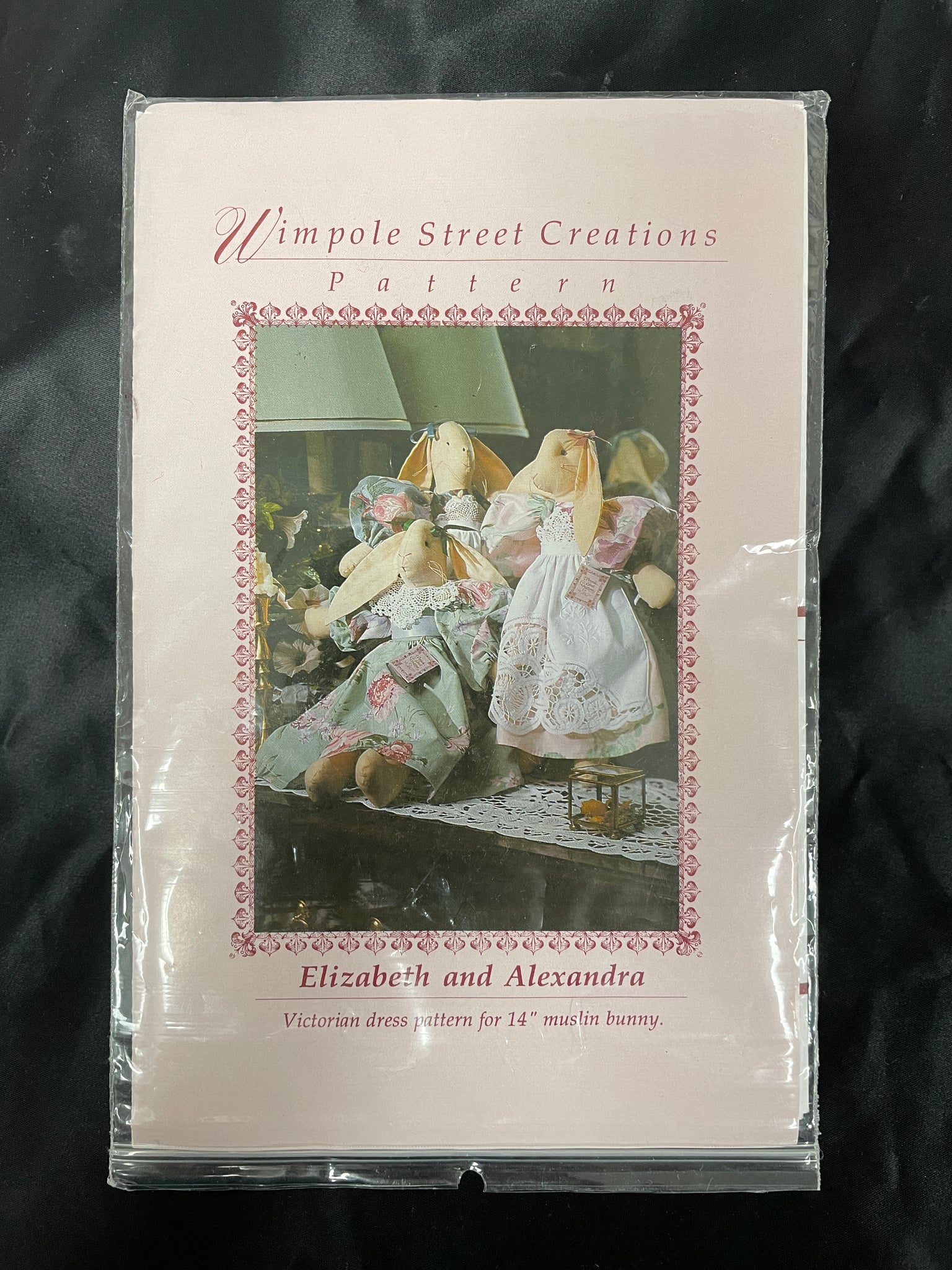 1990 Wimpole Street Creations Pattern - Stuffed Victorian Rabbit Dolls