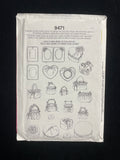 1989 Simplicity 9471 Sewing Pattern - Fabric Frames, Baskets and Boxes FACTORY FOLDED