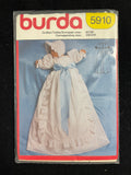 Burda 5910 Sewing Pattern - Baby's Christening Gown FACTORY FOLDED