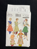 2011 Vogue 8740 Sewing Pattern - Adult Retro Aprons FACTORY FOLDED