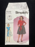 2021 Simplicity 9288 Sewing Pattern - Women's Knit Blouse and Flared Skirt FACTORY FOLDED