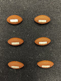 Buttons Plastic Set of 6 - Footballs