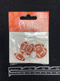 Buttons Plastic Set of 7 - Footballs
