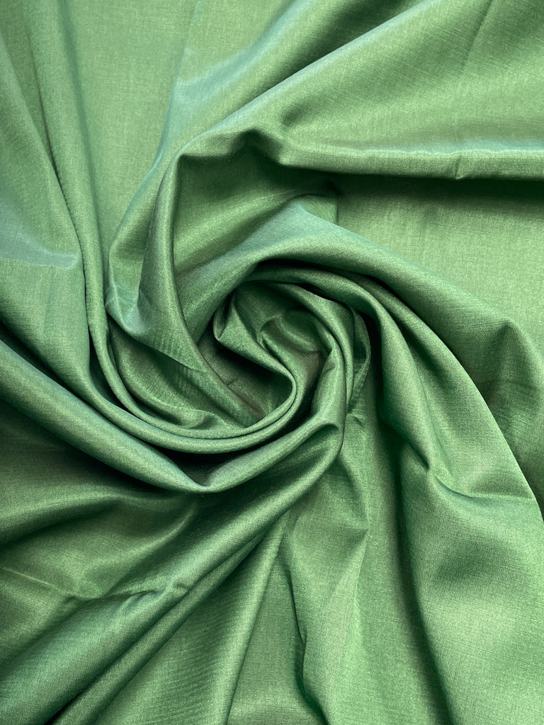 1 3/4 YD Polyester Satin Vintage - Green