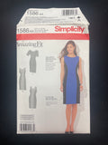 2013 Simplicity 1586 Sewing Pattern - Adult Dresses