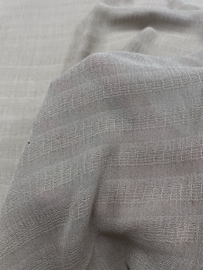 Cotton Gauze with Self Stripe Vintage - Beige