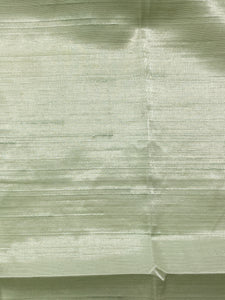 2 YD Acetate Slub Weave Satin Vintage - Pale Mint Green